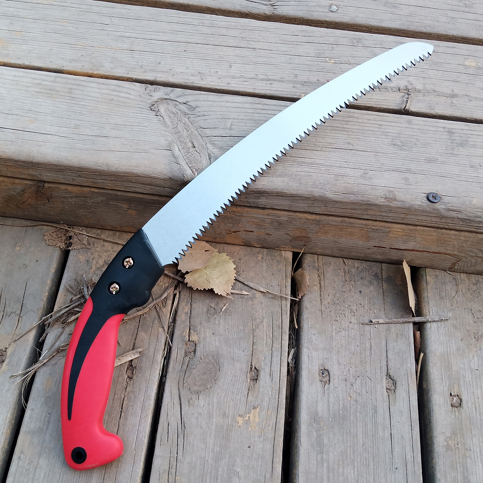 日本锯片果树修枝锯弯锯伐木锯三面磨齿省力免磨手工锯木工锯子