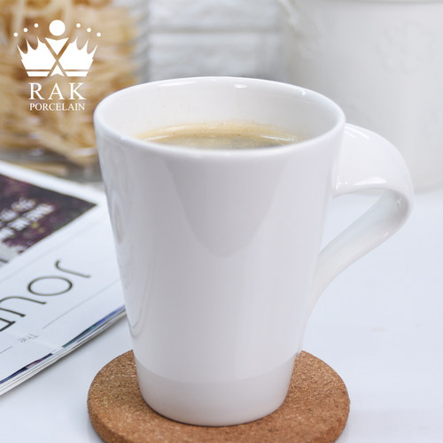 RAK阿联酋进口咖啡杯欧式红茶杯陶瓷家用小精致白色波浪
