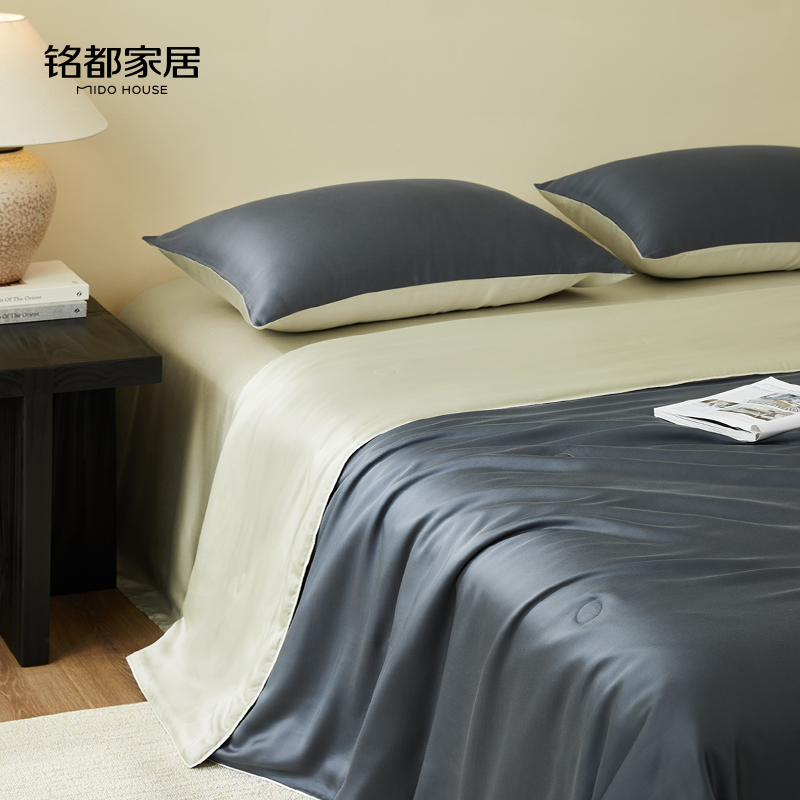 铭都兰精天丝夏凉被四件套