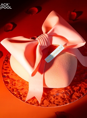 黑池七夕夕情人节偏爱草莓海盐芝士慕斯生日蛋糕广州深圳同城配送