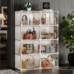 放包包收纳神器存放展示柜置物架包架家用防尘盒大包包柜架子落地
