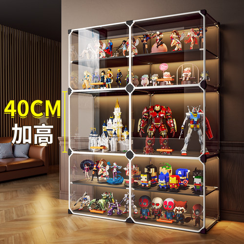 【加宽加高丨可分层】手办展示柜