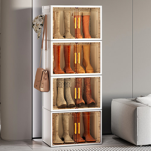 双磁吸门！加宽加大！鞋靴两用柜