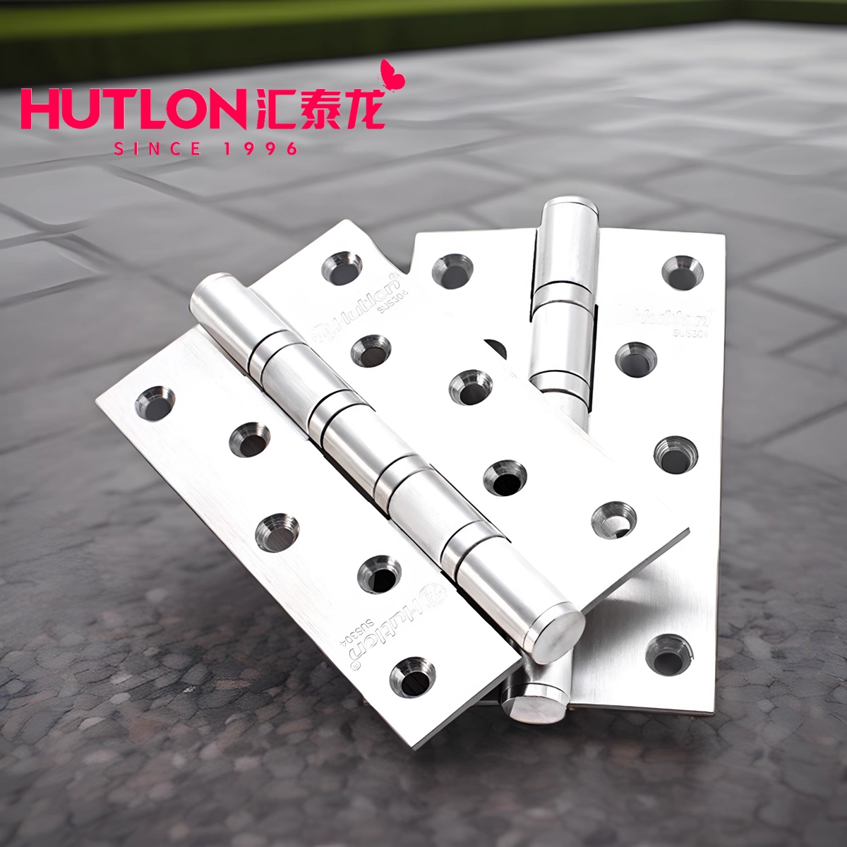 汇泰龙5寸304不锈钢平开合页