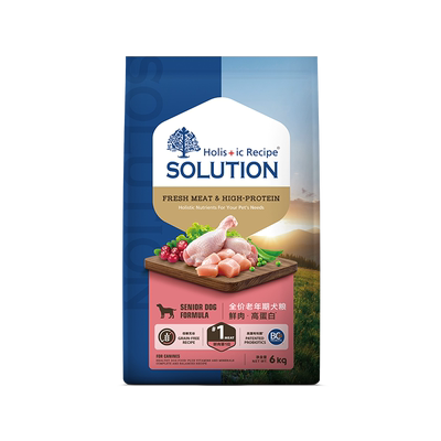 耐吉斯美国进口配方鲜肉狗粮高蛋白益生菌老年期犬粮鸡肉6kg