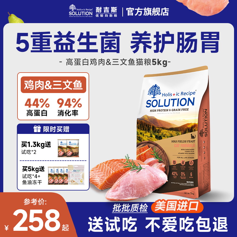 美国进口 金装高蛋白猫粮