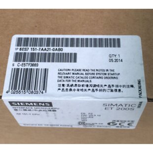 7￥ 议价全新6ES7151 7AA21 0AB0 IM151