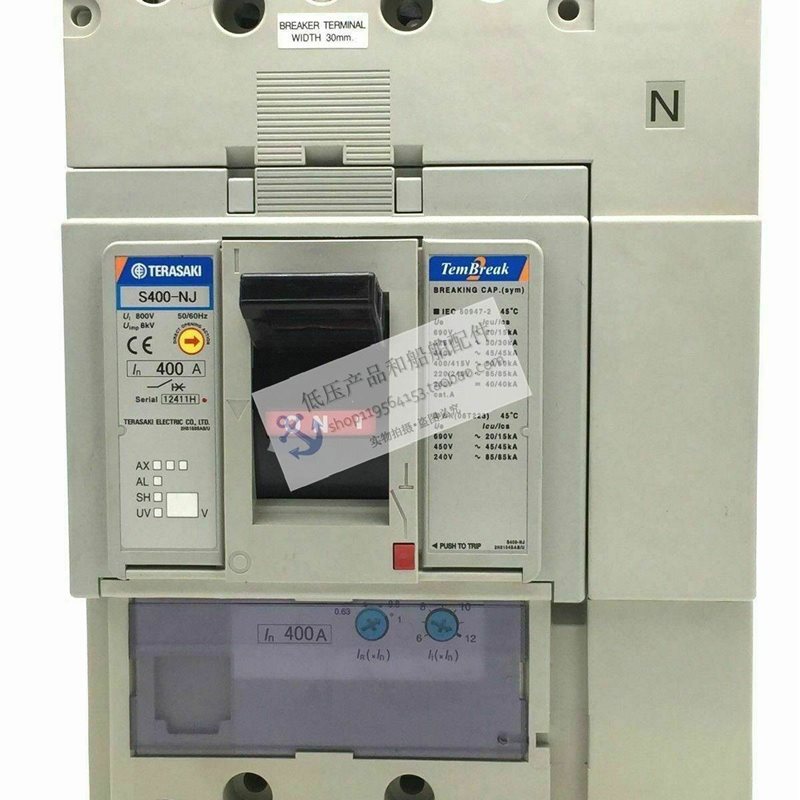 议价全新原装正品TERASAKI日本寺崎断路器 S400-NJ 3P PMC 船￥