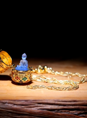 琉璃小佛吊坠随身药师佛阿弥陀佛