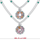 GELELUA 啫喱小众原创设计新中式 国潮高级感古风百搭平安钱币项链