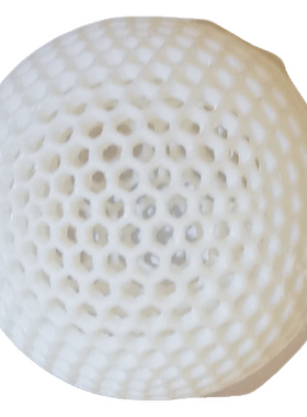 纯3d打印制作的乒乓球，