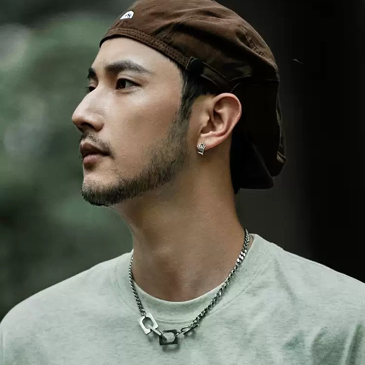 美式复古前进帽男刺绣工装风反戴报童贝雷帽男款女潮灯芯绒帽2025