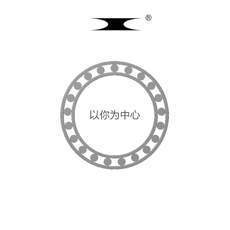 俏天工以你为中心纯银戒指