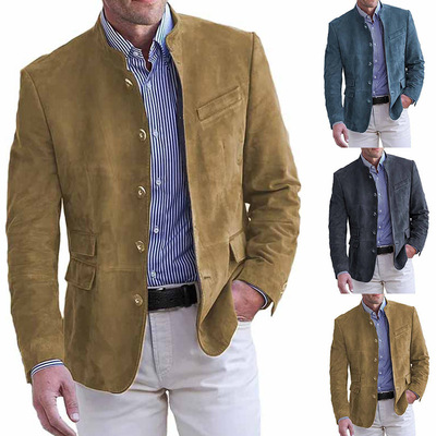 New autumn men's clothing single casual suit jacket suit top
