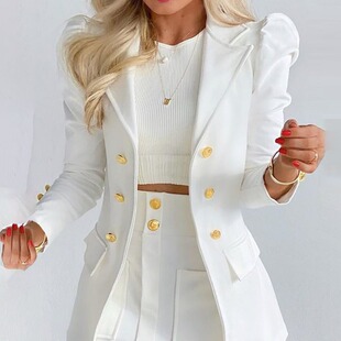 women mini with skirt sleeved paired long Spring suit