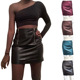 Leather Short Shopee New line Summer Skirt women
