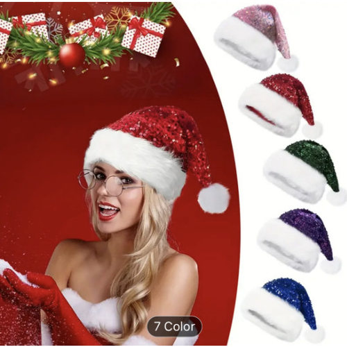 Christmas Festive sequins hats, party headpieces, props, cap