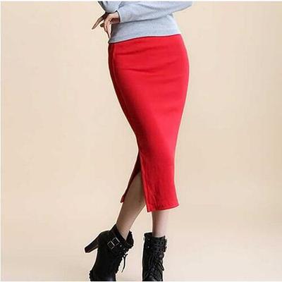 New autumn and winter hip skirt, knitted hip skirt, women's