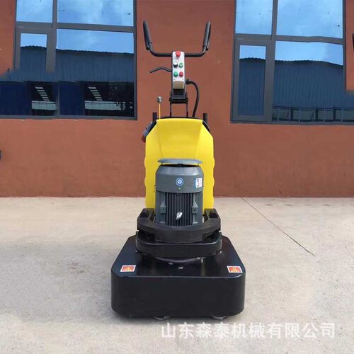 批发固话地坪研磨机 四盘十二磨头混凝土地面打磨机自带吸尘抛光