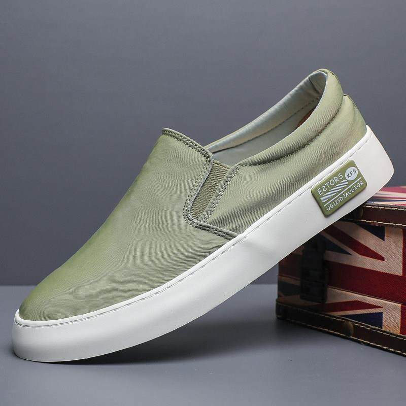 春秋2026年新款男士帆布鞋韩版百搭一脚蹬男布鞋休闲板鞋0123z,流行男鞋,时尚休闲鞋,淘宝优惠券,粉丝福利购,淘宝优惠卷