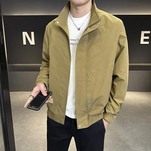 休闲短款 秋冬新款 立领夹克男装 外套2025潮牌工装 上衣服1007z 男士