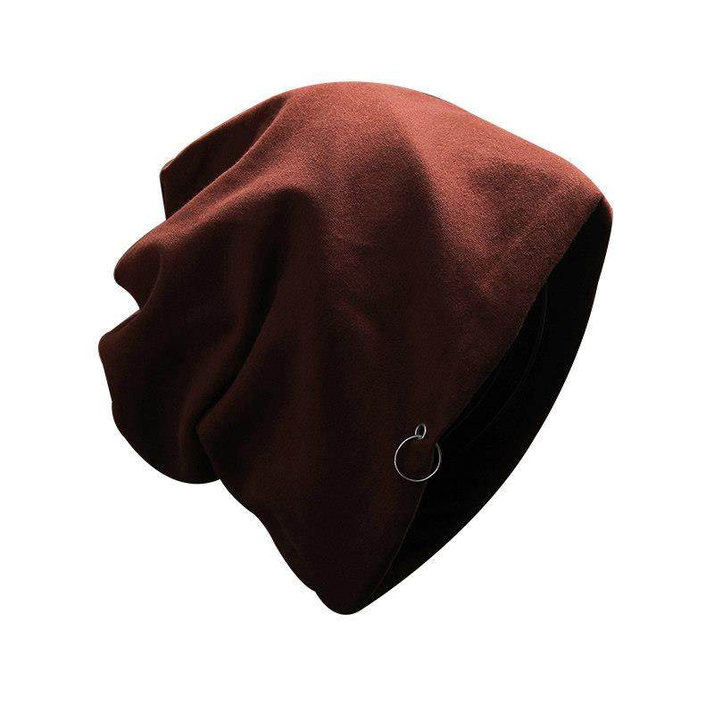 潮牌男士帽子春秋时尚套头帽保暖堆堆帽大码百搭棉帽地痞冷1231w