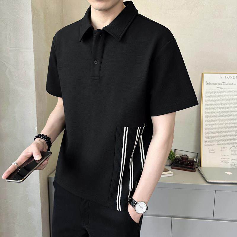 男t短袖男士短袖polo衫2026夏季韩版简约网眼冰丝棉半袖夏装0407k