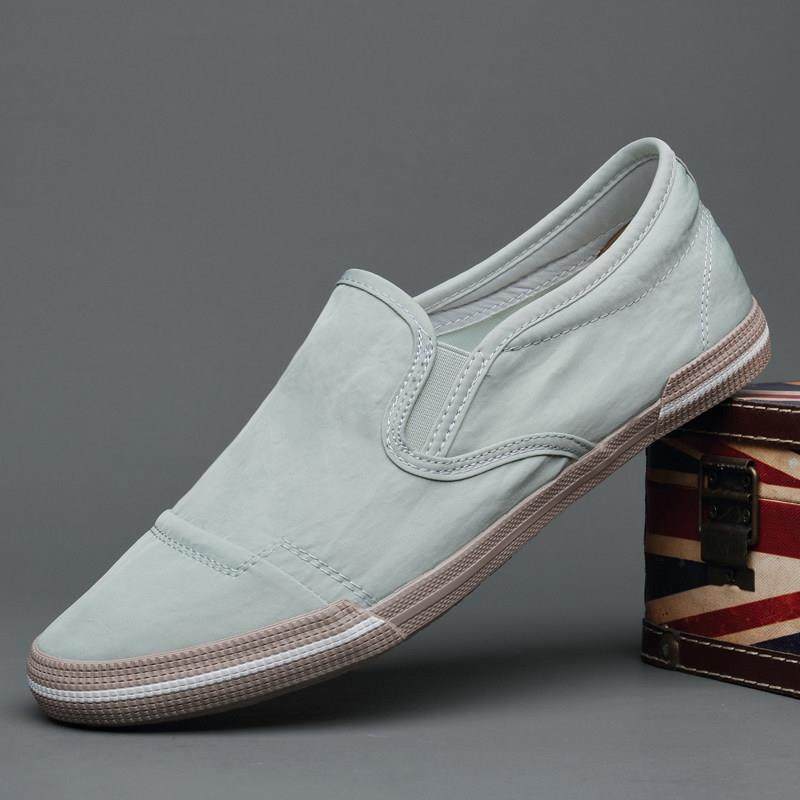 春秋2026年帆布鞋男士一脚蹬懒人鞋休闲透气软底驾车板鞋子0123z,流行男鞋,时尚休闲鞋,淘宝优惠券,粉丝福利购,淘宝优惠卷