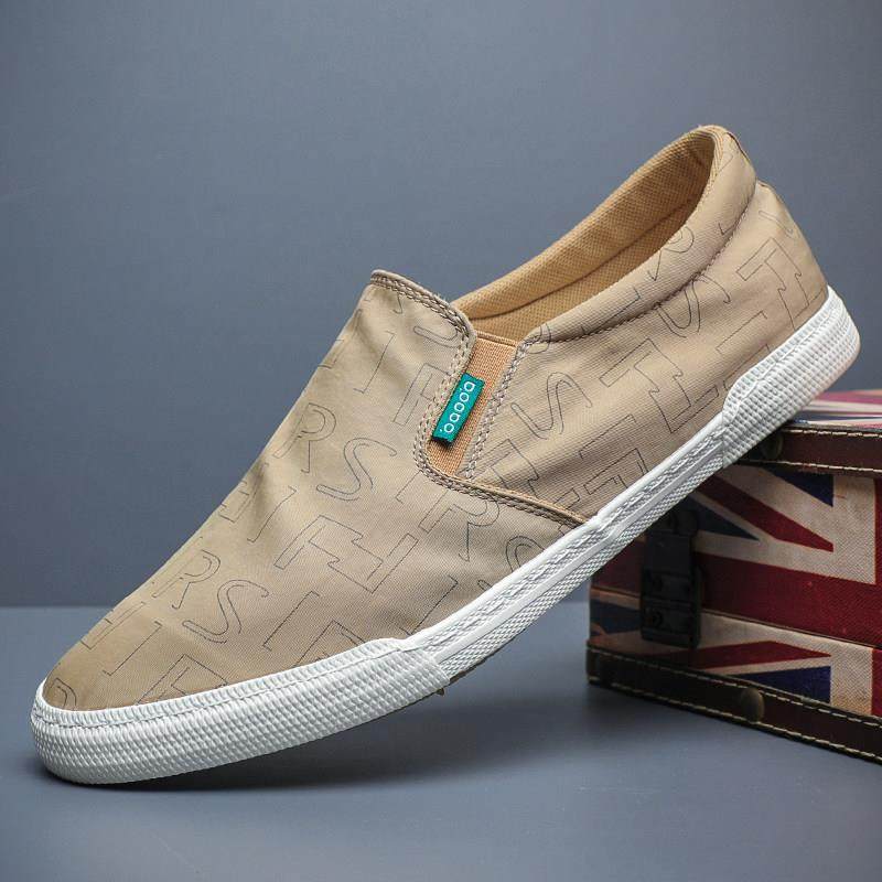春秋新款男士懒人低帮一脚蹬帆布鞋休闲透气平底开车鞋乐福0123z,流行男鞋,时尚休闲鞋,淘宝优惠券,粉丝福利购,淘宝优惠卷