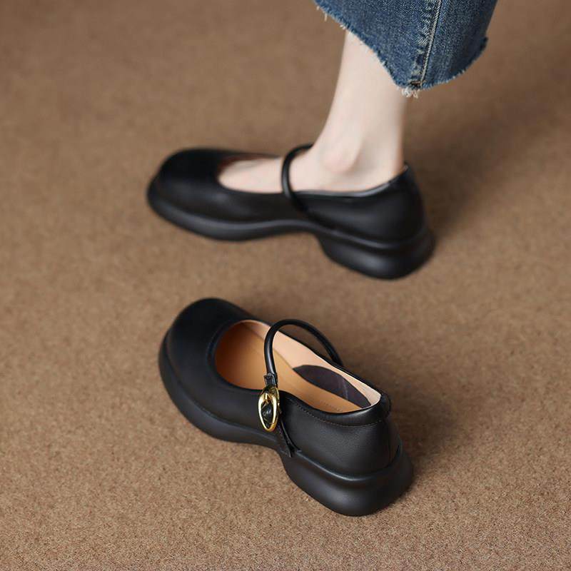 巨好看配裙子单鞋女款2026春季新款平底春季鞋玛丽珍小皮0125w,女鞋,浅口单鞋,淘宝优惠券,粉丝福利购,淘宝优惠卷