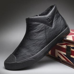 马丁靴潮流休闲百搭保暖加绒鞋 男士 1226z 高帮皮鞋 秋冬2025新款