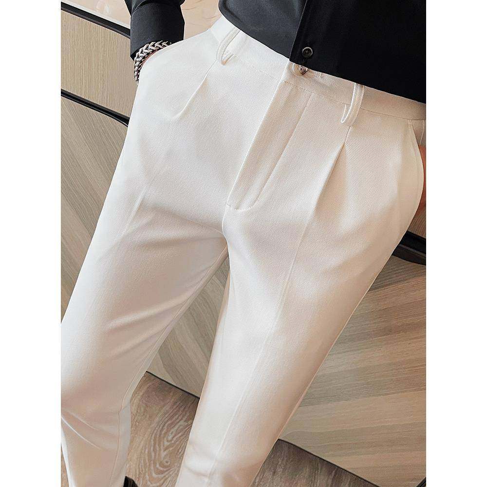 感休闲西裤男春季新款白色长裤韩版修身小脚商务西装裤0119w,男装,西裤,淘宝优惠券,粉丝福利购,淘宝优惠卷