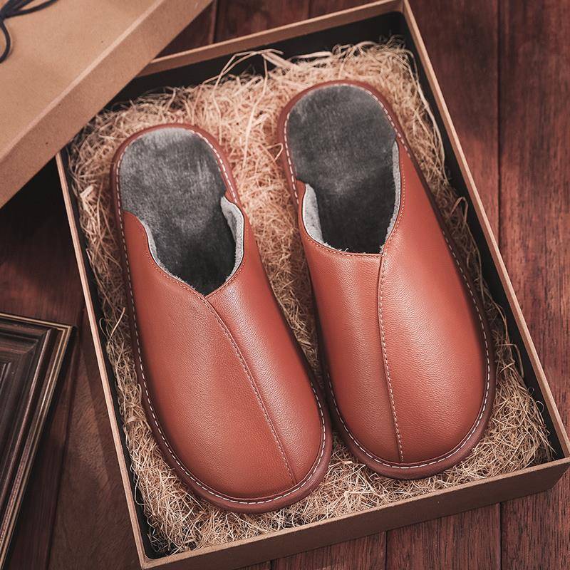 秋冬新款静音保暖棉拖鞋男女居家室内防滑软底1004z