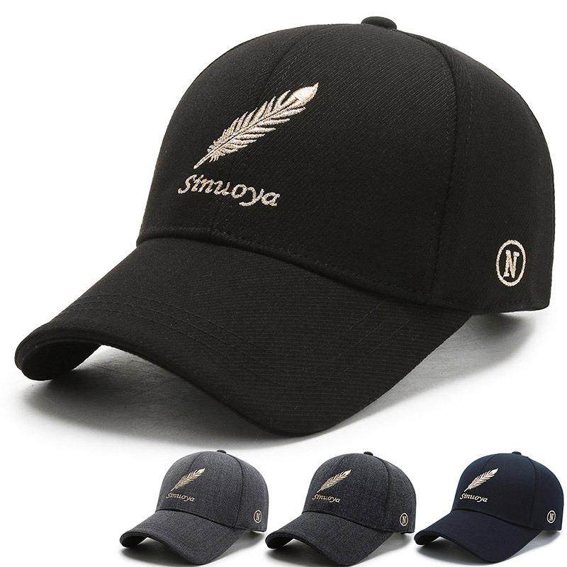 秋冬季男士帽子遮阳防晒中老年鸭舌帽户外出游保暖简约时尚1217r