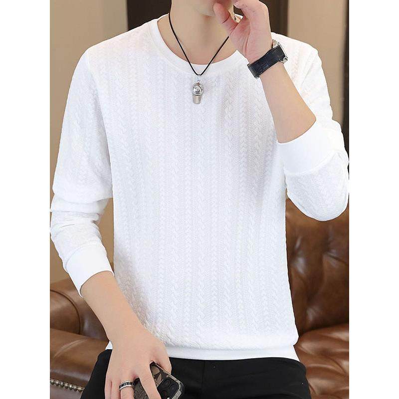 立体提花卫衣男士秋简约长袖T恤加厚内搭秋冬打底衫男装上衣0120k,男装,T恤,淘宝优惠券,粉丝福利购,淘宝优惠卷