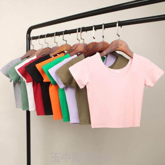 t血漏紧身上衣跳舞女短款瑜伽健身衣服显瘦短袖t恤高腰修身新|ruв категории Женская одежда, футболка - от Buy2taobao.com для оказания профессиональной услуги покупки агента Taobao