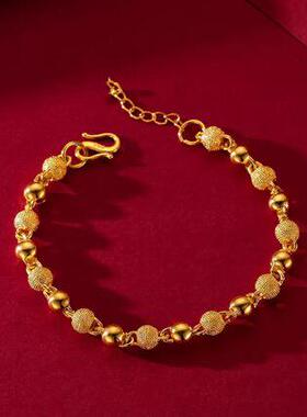 女小众设计不掉色时尚女款磨砂珠气质百搭精美素款女士经典光珠水