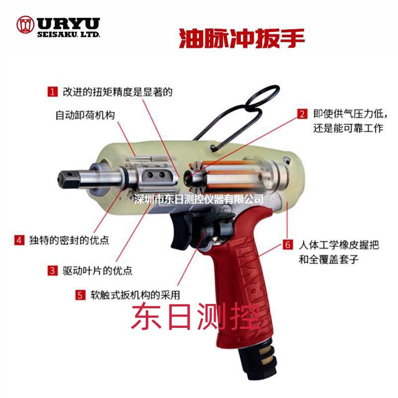 日本URYU瓜生油压脉冲气动扳手UAT60D/60DL/60L/60S/60SD/(TM) - 实物图