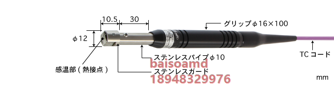 日本ANRITSU安立 温度计探头 A-331E/K-00-1-TC1-ASP/ANP