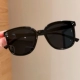7#черные солнцезащитные очки