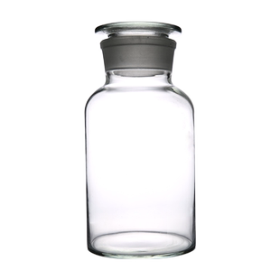 华鸥广口瓶玻璃大口瓶30 60 125 250 500 1000 2500 5000 10000 15000 20000ml磨砂密封带盖化学试剂瓶广口瓶