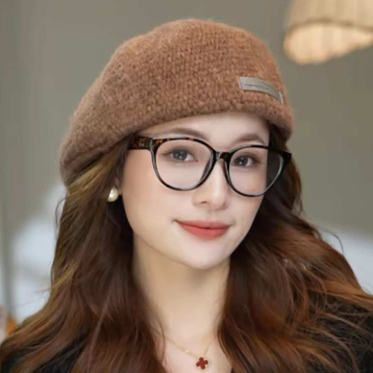 2025秋冬季新款冰岛复古贝雷帽女