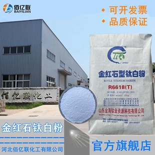 山东金海6618钛白粉金红石型塑料涂料油墨注塑二氧化钛乳胶漆色粉