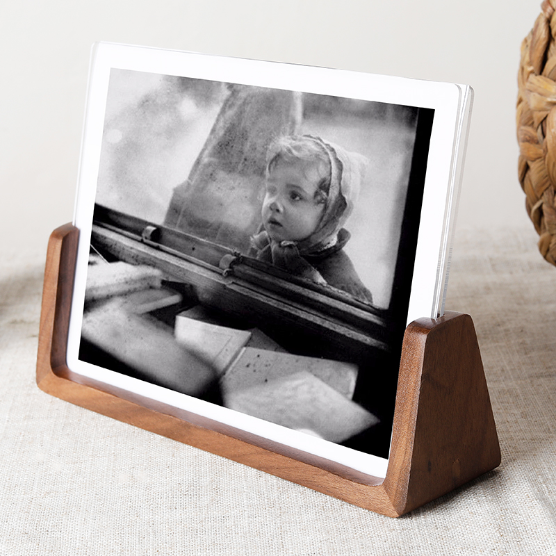 原实木质78寸简约亚克力照片