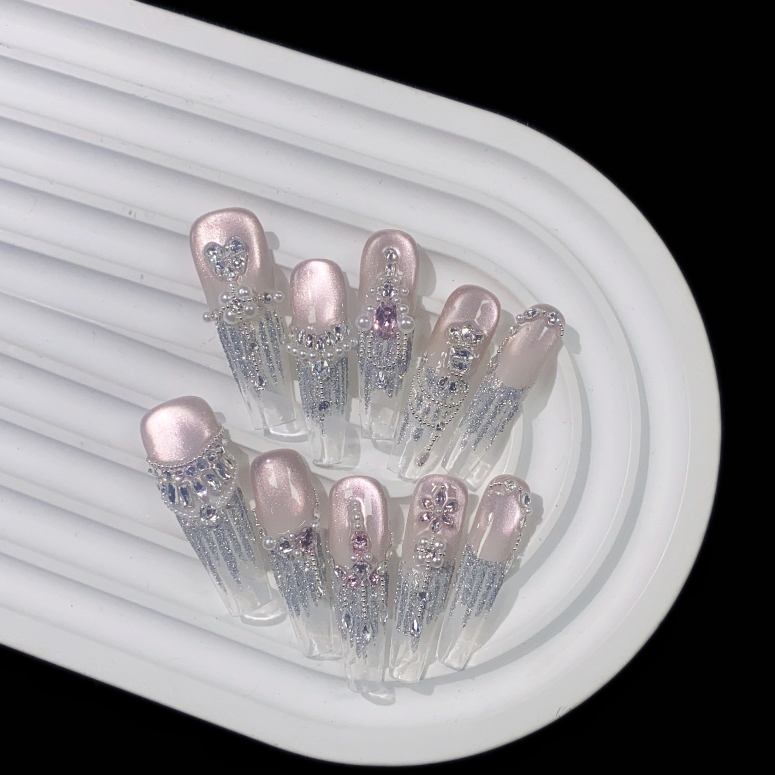 纯手工穿戴甲高级感可拆卸指甲贴