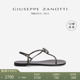 ZanottiGZ女士水钻平底夹趾凉鞋 Giuseppe 休闲凉拖鞋 礼物