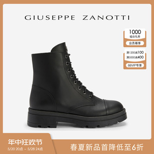 皮革骑士靴马丁靴 经典 ZanottiGZ男士 Giuseppe