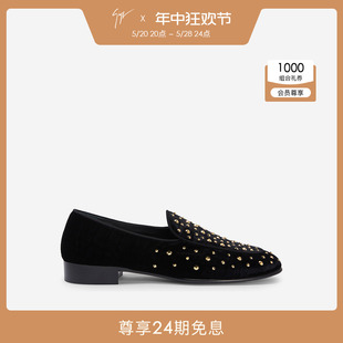 水钻奢雅婚鞋 Giuseppe SS24春夏新品 ZanottiGZ男士 绅士乐福鞋