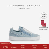 礼物 Giuseppe ZanottiGZ男士 GZ94牛仔质感低帮运动鞋 板鞋
