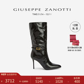 靴 ZanottiGZ女士细跟尖头及小腿靴时装 礼物 Giuseppe